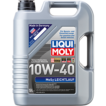 Полусинтетическое моторное масло MoS2 Leichtlauf 10W-40 - 5 л
