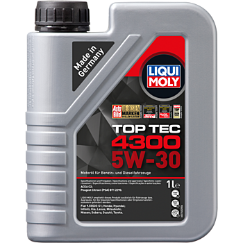 НС-синтетическое моторное масло Top Tec 4300 5W-30 - 1 л