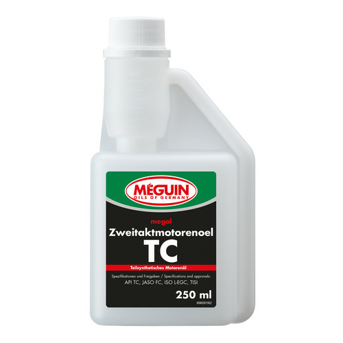 Полусинтетическое моторное масло для 2-тактных двигателей Megol Zweitaktmotorenoel TC (teilsynthetisch) - 0,25 л