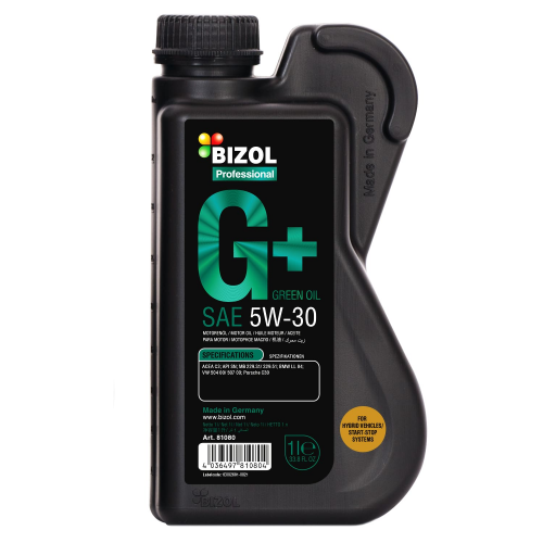 Синтетическое моторное масло Green Oil+ 5W-30 - 1 л
