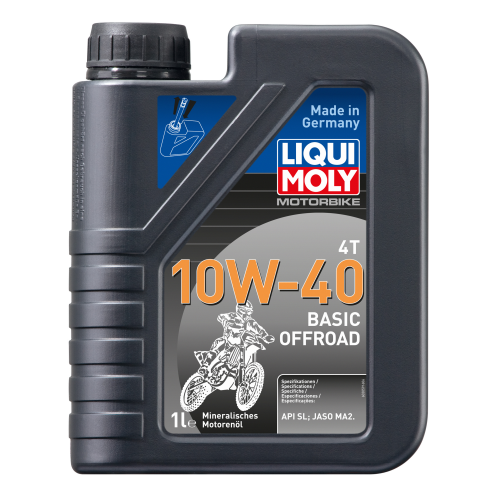 Минеральное моторное масло для 4-тактных мотоциклов Motorbike 4T Basic Offroad 10W-40 - 1 л