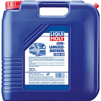 НС-синтетическое моторное масло LKW-Langzeit-Motoroil 10W-40 - 20 л